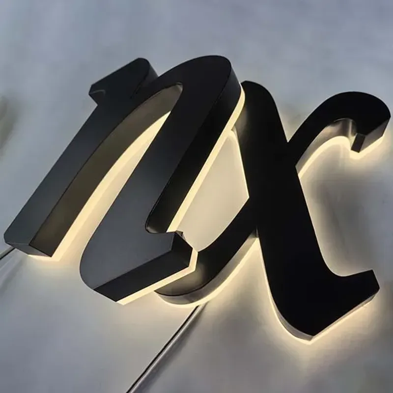 projet réel de lettres à peinture cuite